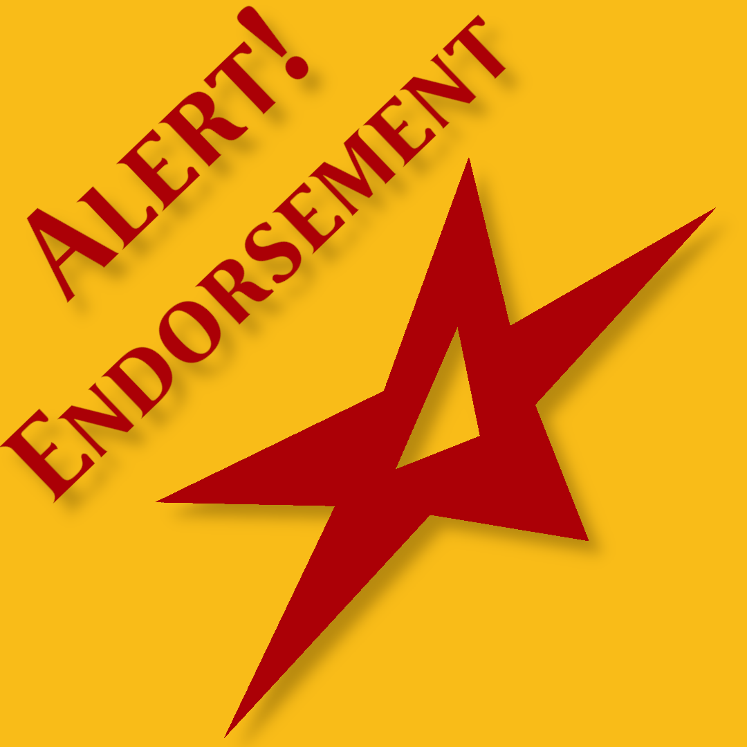 Endorsement Alert!